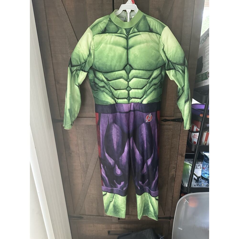 Marvel Avengers Hulk Halloween Costume Boys Jumpsuit Mask Jazware Medium 8-10